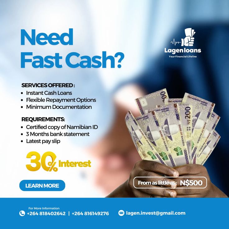 cash loan flyer design